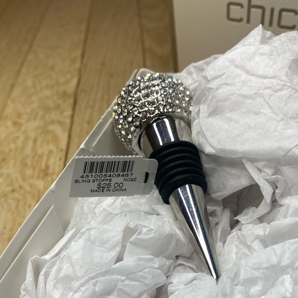 WINE STOPPERS Set of TWO Crystal Disco Ball Wine Bottles Stoppers - Picture 3 of 7